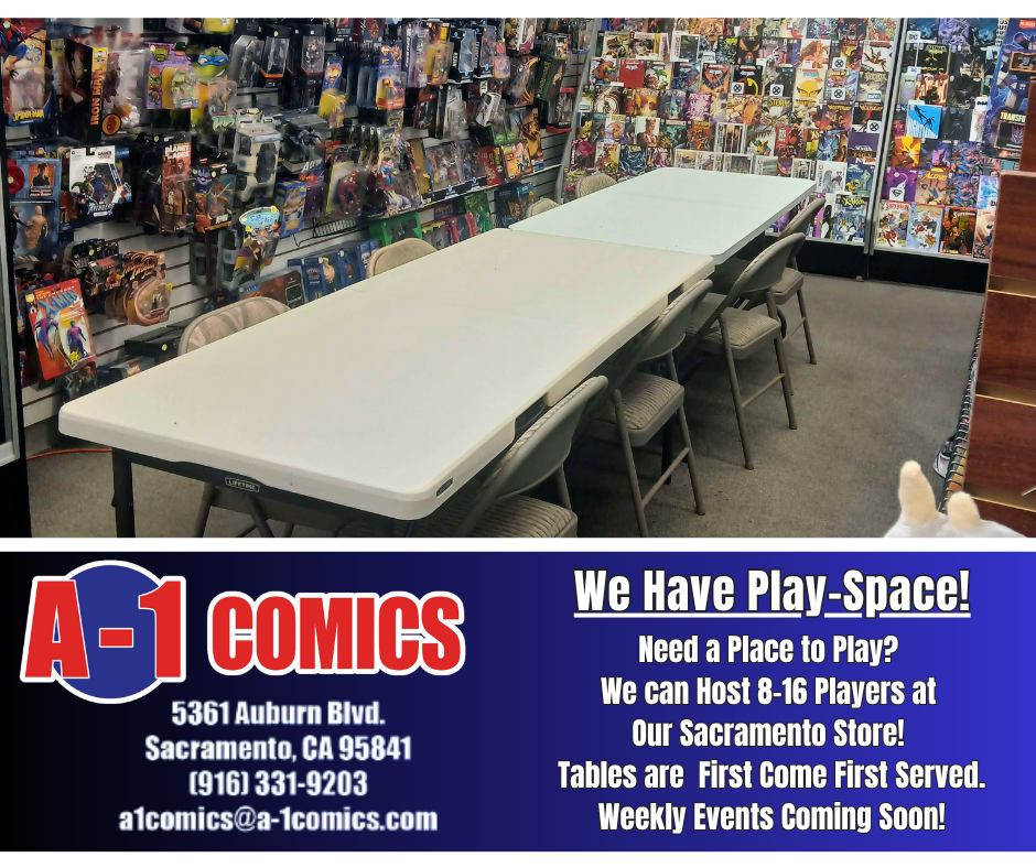 Weekly Flyer for Roseville Games.